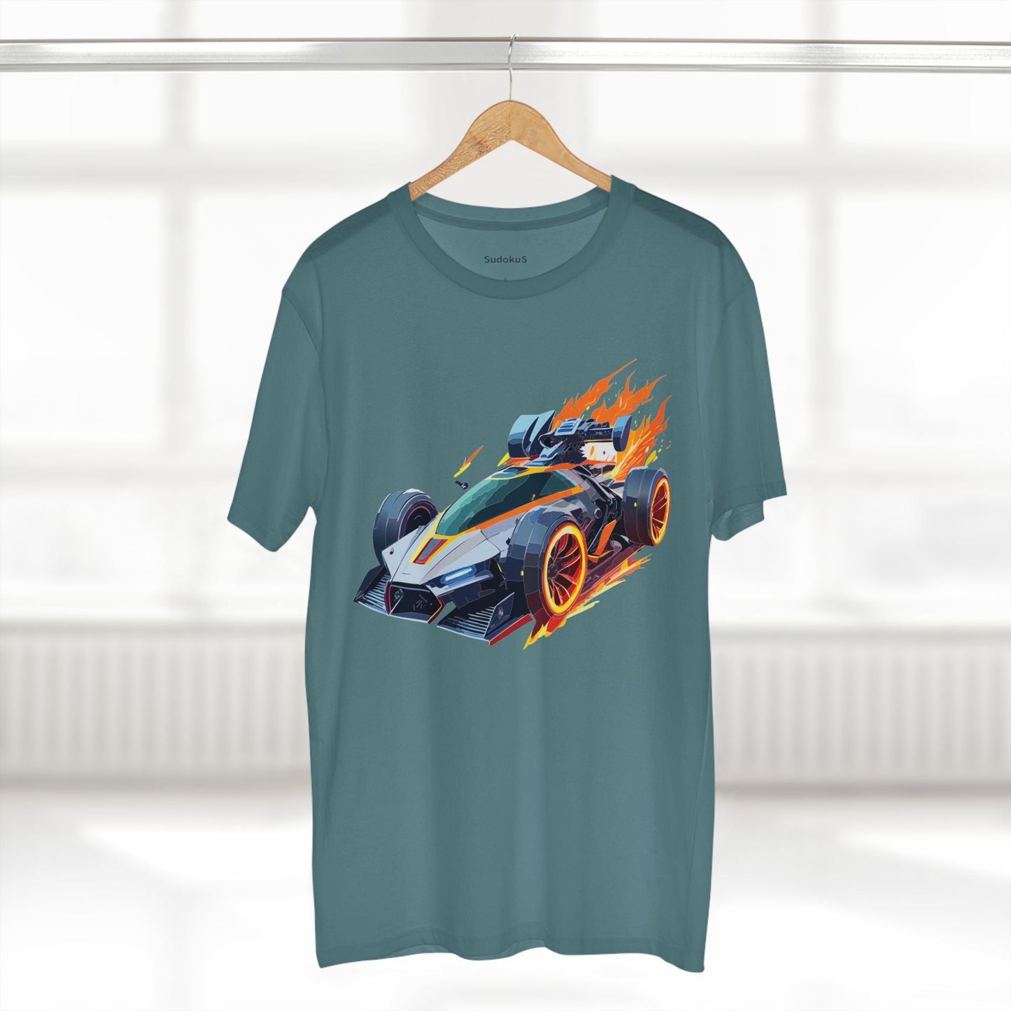 Car Graphic Unisex 100 Cotton Staple Tee 18