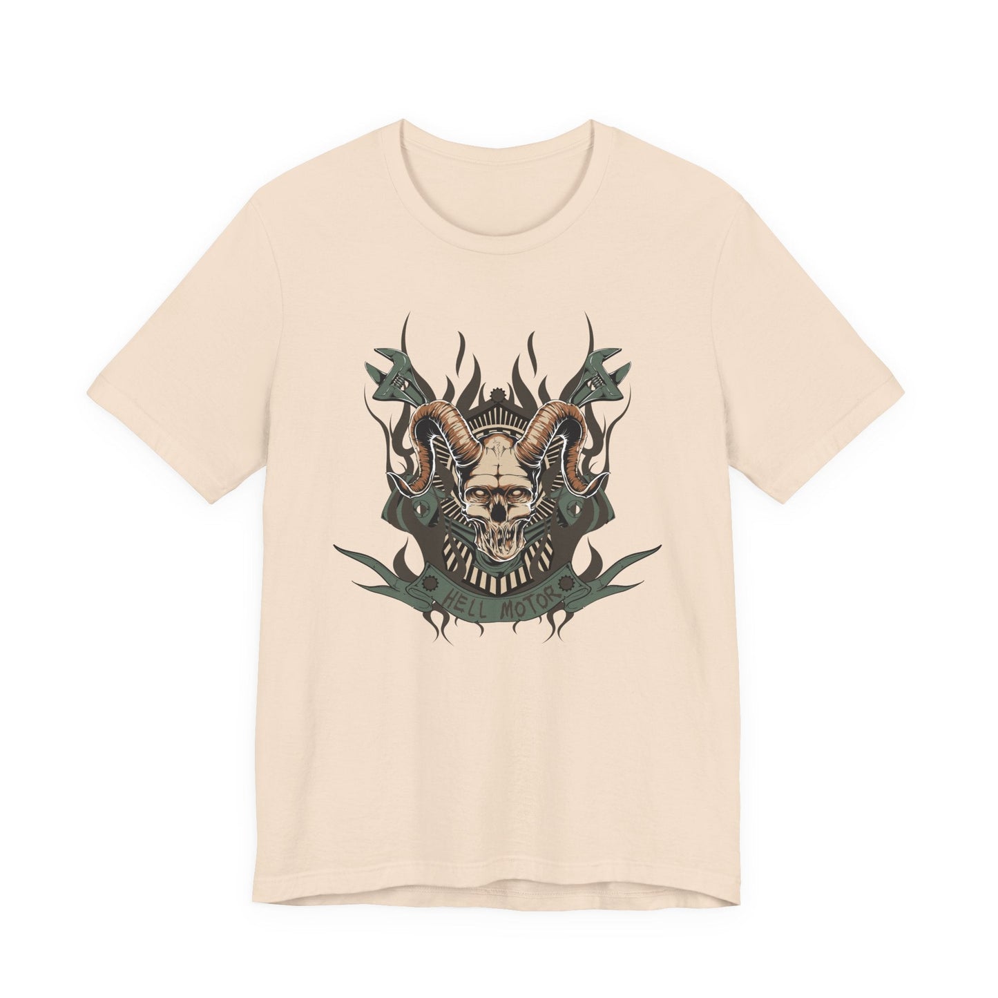 Gothic Skull Graphic Design Unisex Cotton Tee Art-49