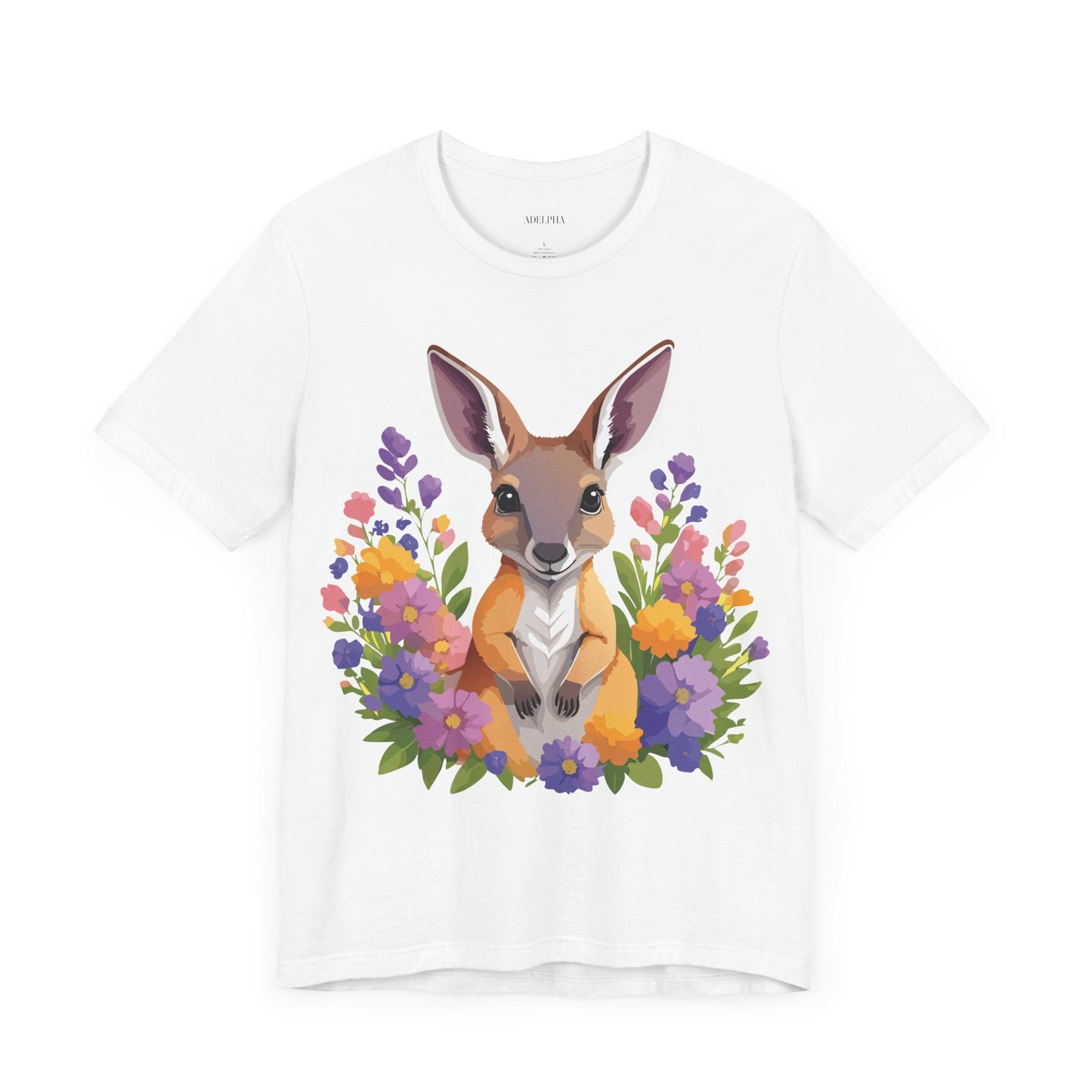 Kangaroo Graphic Unisex 100 Cotton Vintage Animal Artwork Tee 2