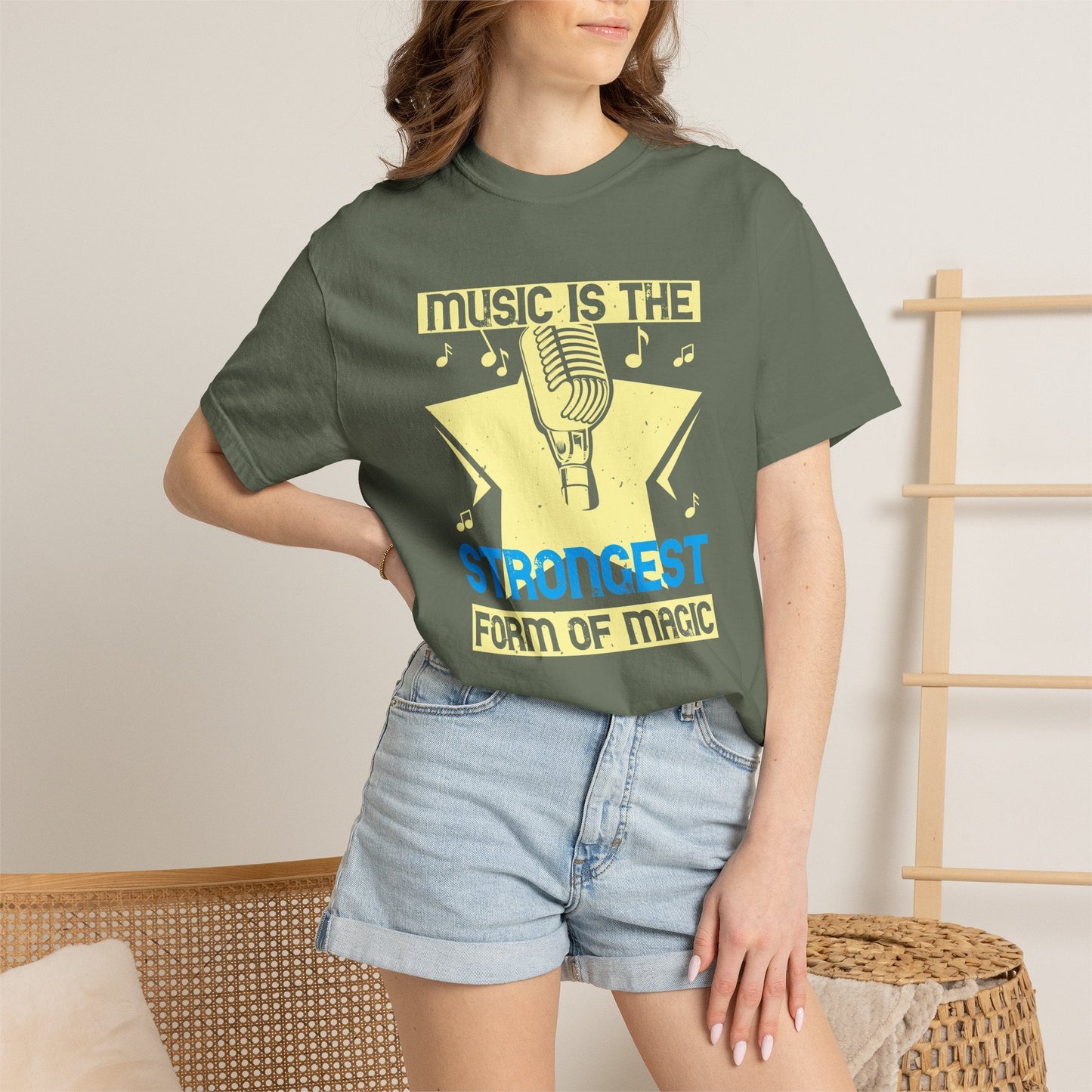 Music Graphic Design Unisex Cotton T-shirt m35