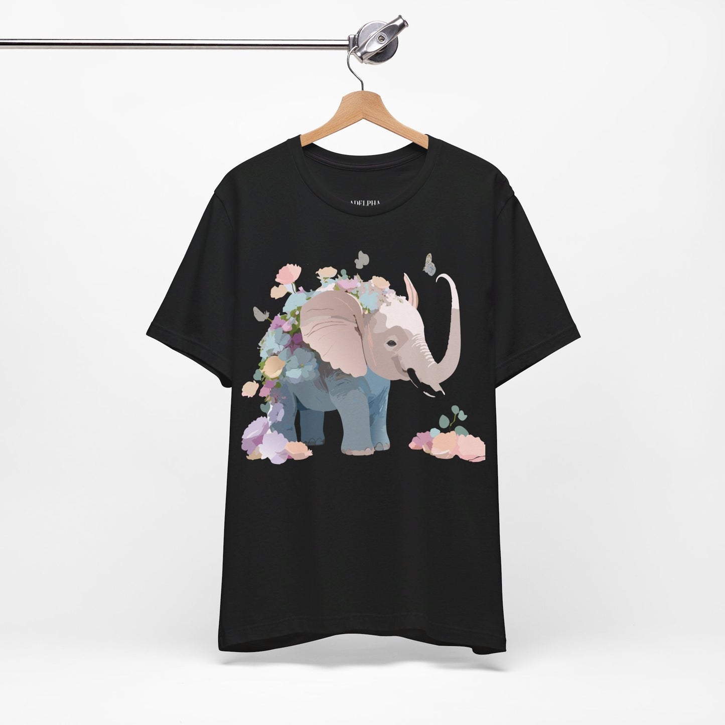 Elephant Graphic Tee Unisex Vintage Inspired Artwork Premium Adelpha Jersey Short Sleeve