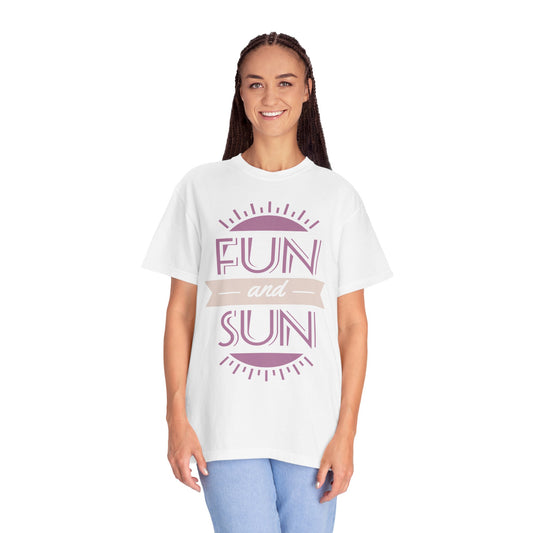 Unisex T-shirt with summer design