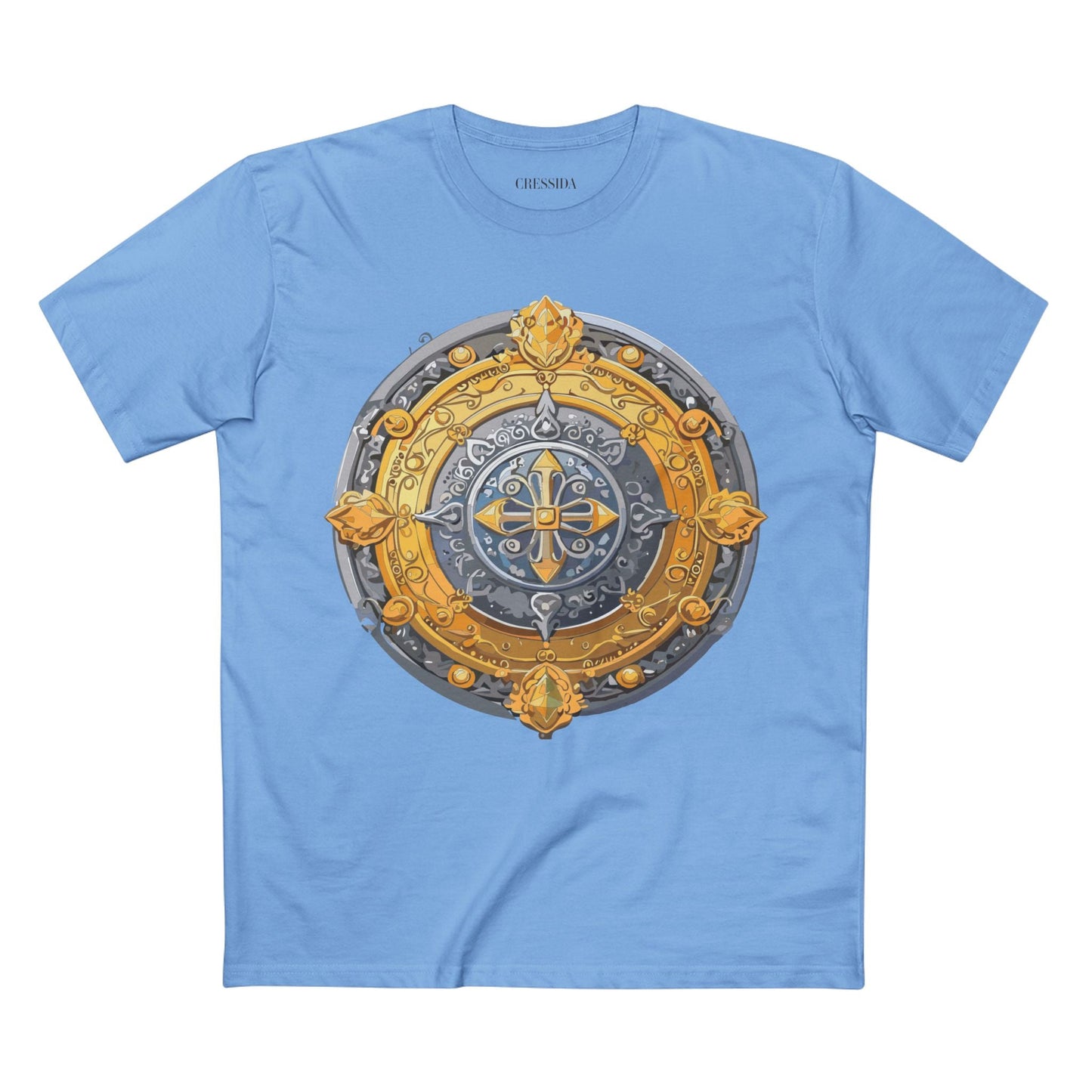 Antique Gold Coin Graphic Design T-Shirt Unisex 100 Cotton With Golden Print Artwork Tee 8