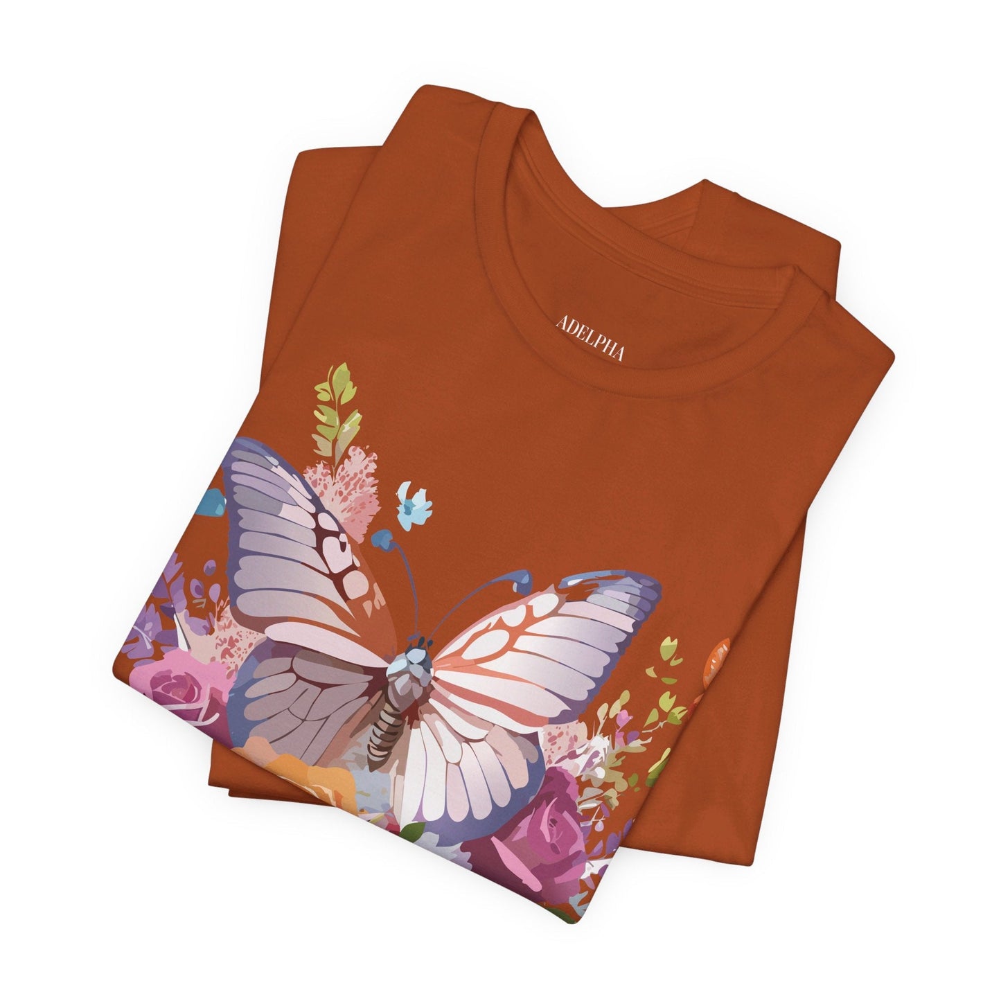 Adelpha Butterfly Graphic Tee Art Design Vintage Unisex Short Sleeve Shirt