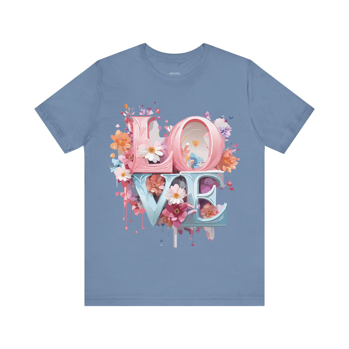 Valentine's Day  Graphic Unisex Cotton Bella+Canvas Tee with Art Design n205