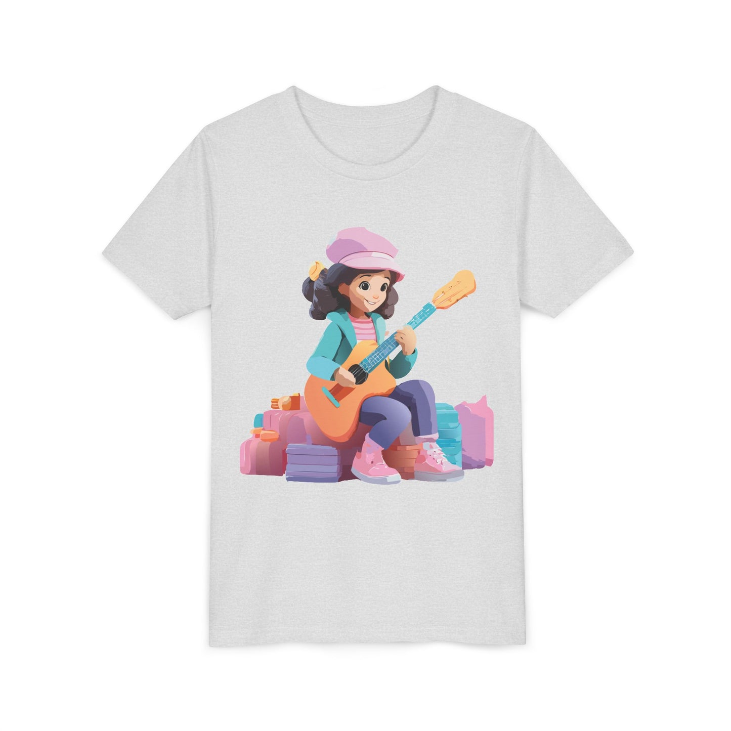 Camiseta gráfica de músico juvenil: perfecta para pequeños artistas y amantes de la música (de 9 a 14 años)