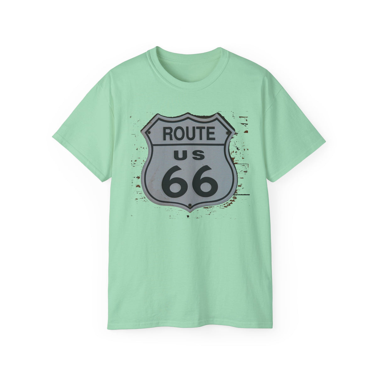 Route 66 Vintage Graphic Tee Unisex 100 Cotton Gildan T-Shirt