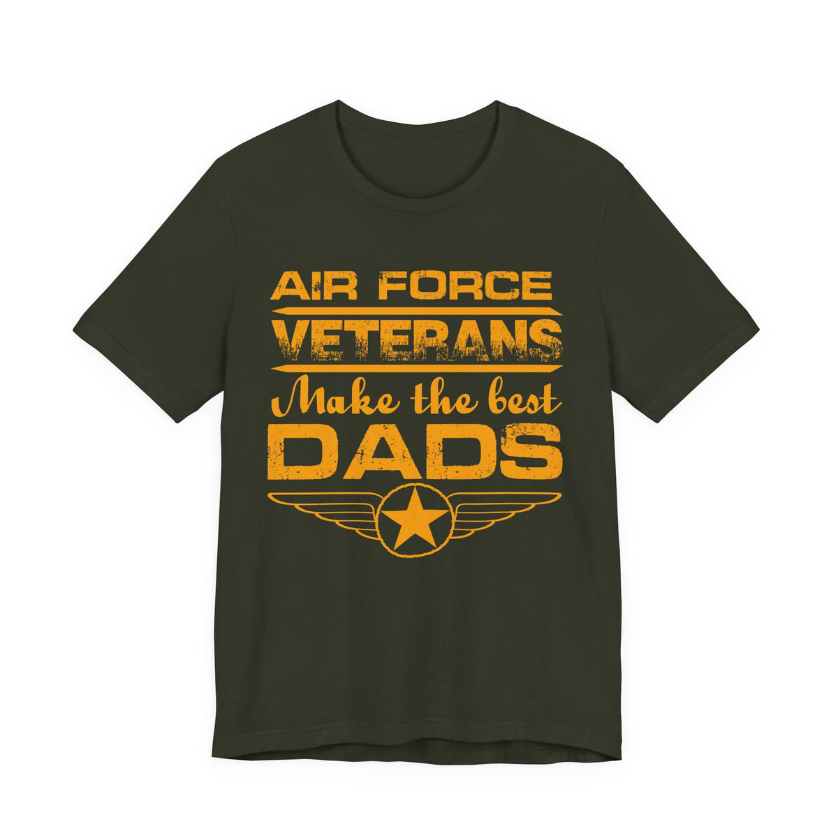 Air Force Veterans Make the Best Dads T-Shirt Military Dad Unisex Cotton Tee v48