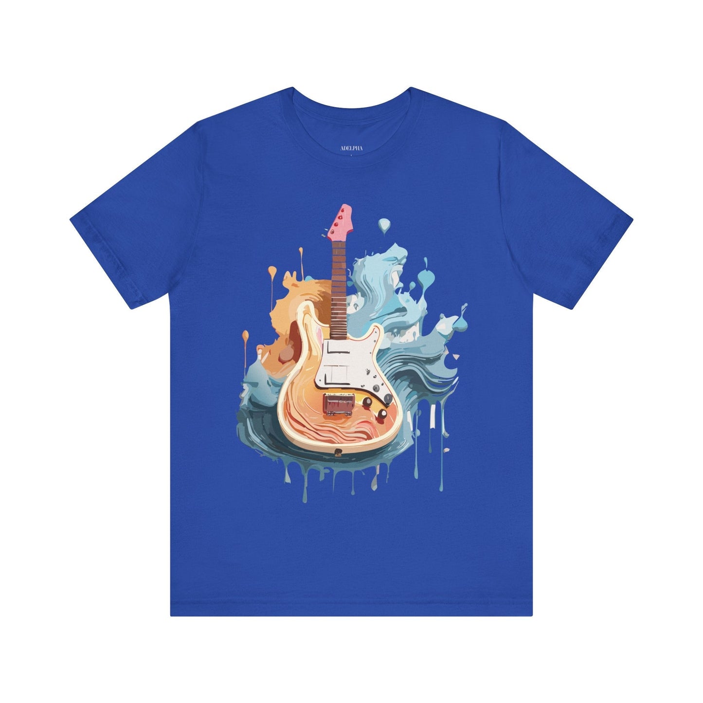 Music T Shirt Graphic Tee Unisex Short Sleeve Vintage Inspired Artwork Adelpha Collection
