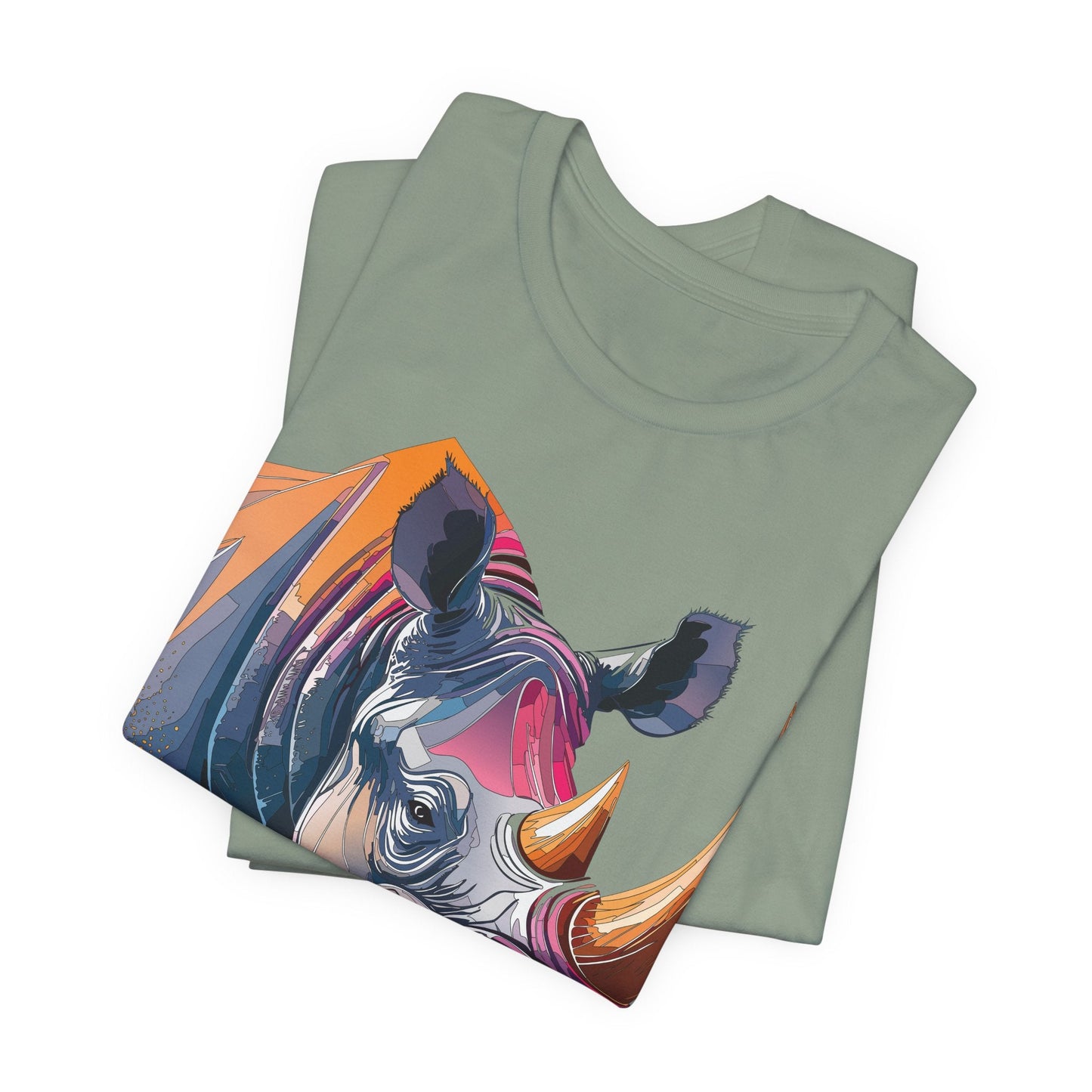 Unisex Animal Print Tee Shirt Featuring Wild Animals Art Design For Everyday Wear