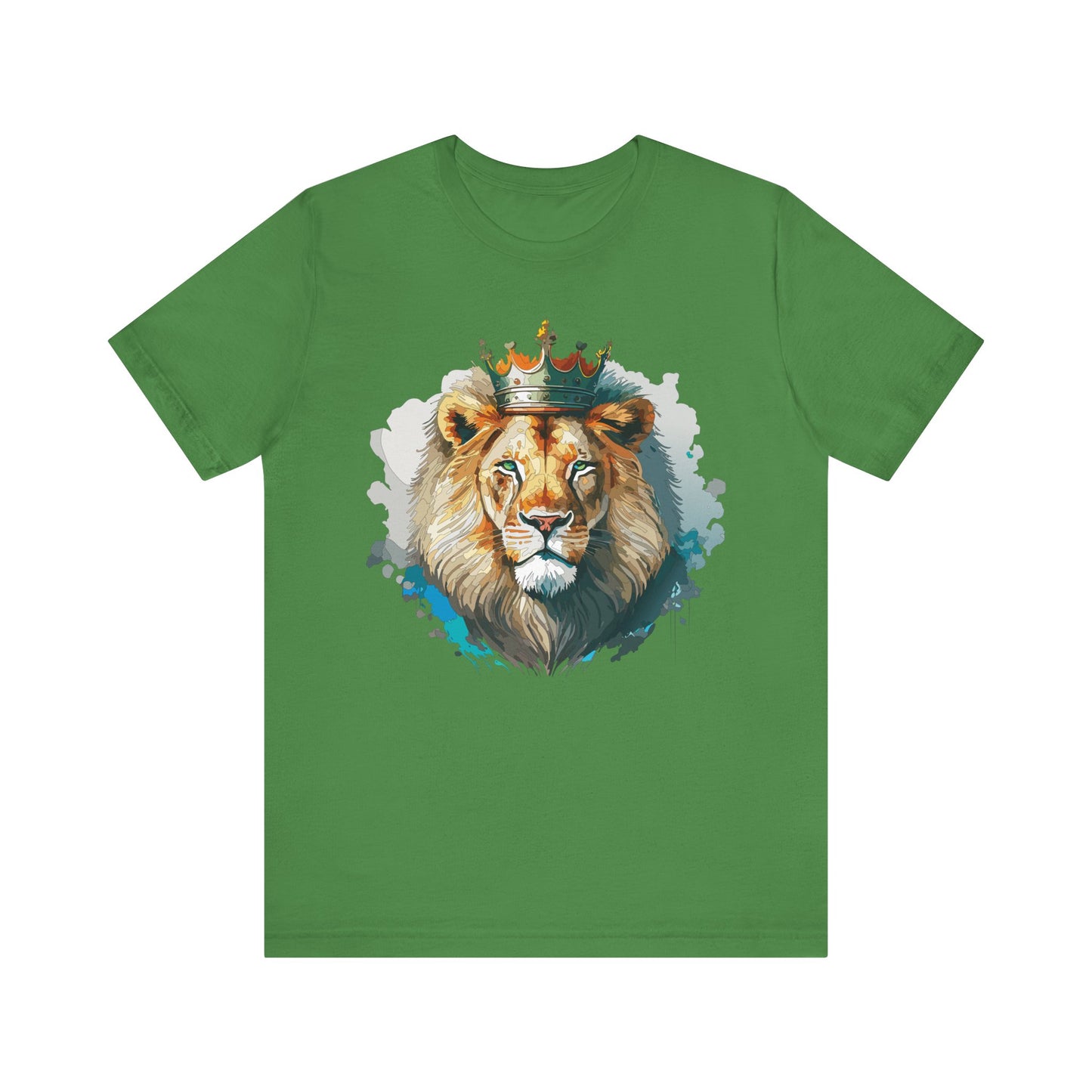 Unisex King Lion Tee, Animal Shirt, Tee Shirt with Lion, Crown T-Shirt, Animal King Tees, Crown Shirt, Safari T-Shirt 3