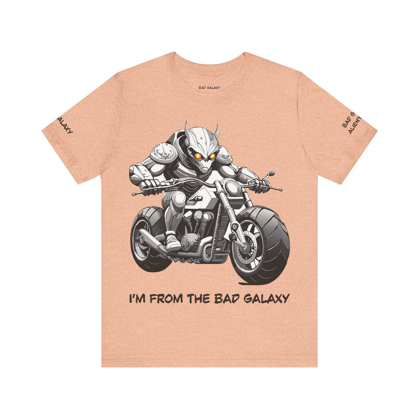 Alien Tee Shirt From Bad Galaxy USA Made To Order Cotton Tee With Eco Friendly Inks Now