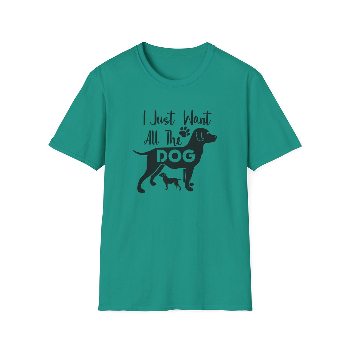 Dog Slogan Funny Words and Quotes Graphic Tee Gildan Unisex 100 Cotton Tee Shirt d104