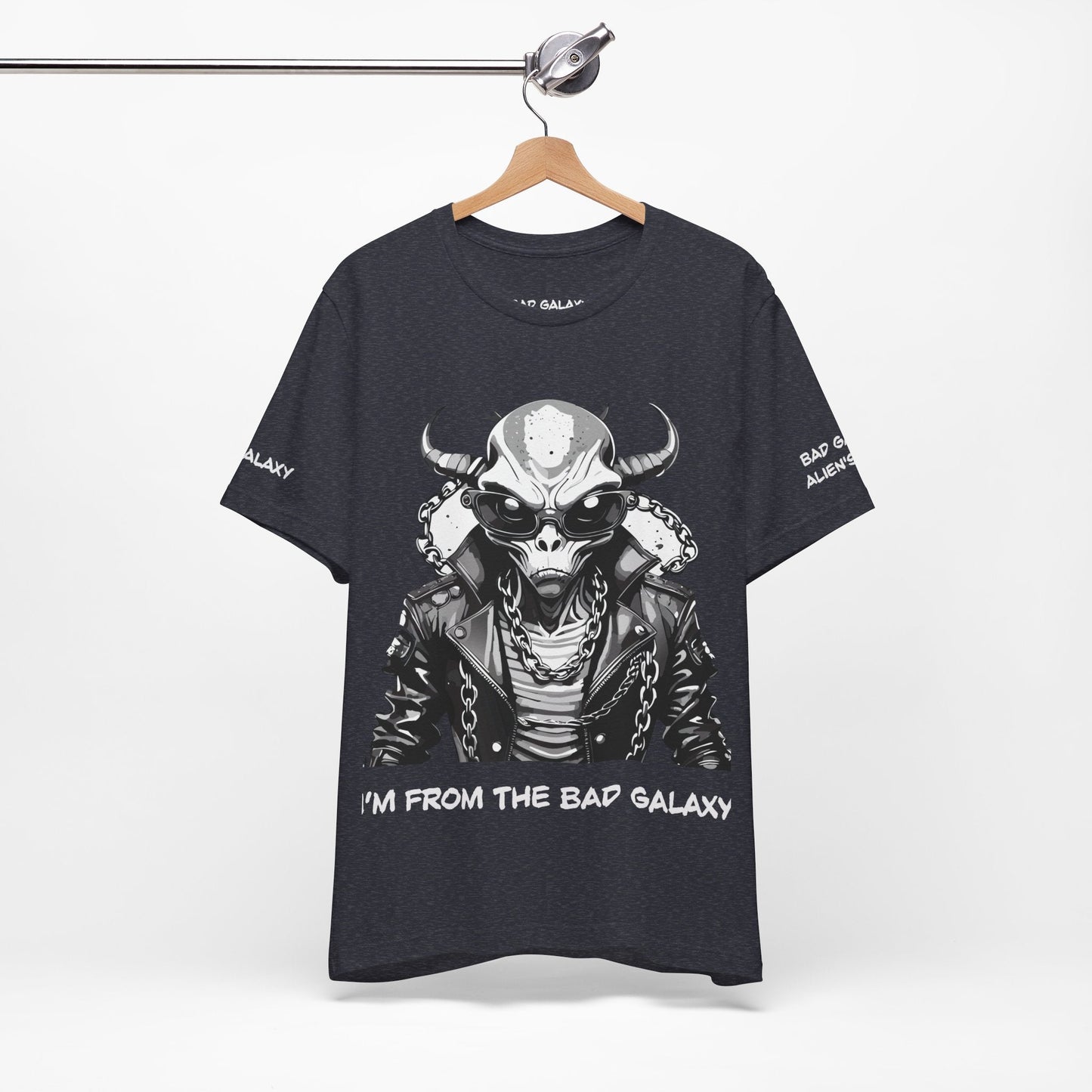 Alien Tee Shirt From Bad Galaxy 100 Cotton Made To Order With Eco Friendly Inks Free Shipping