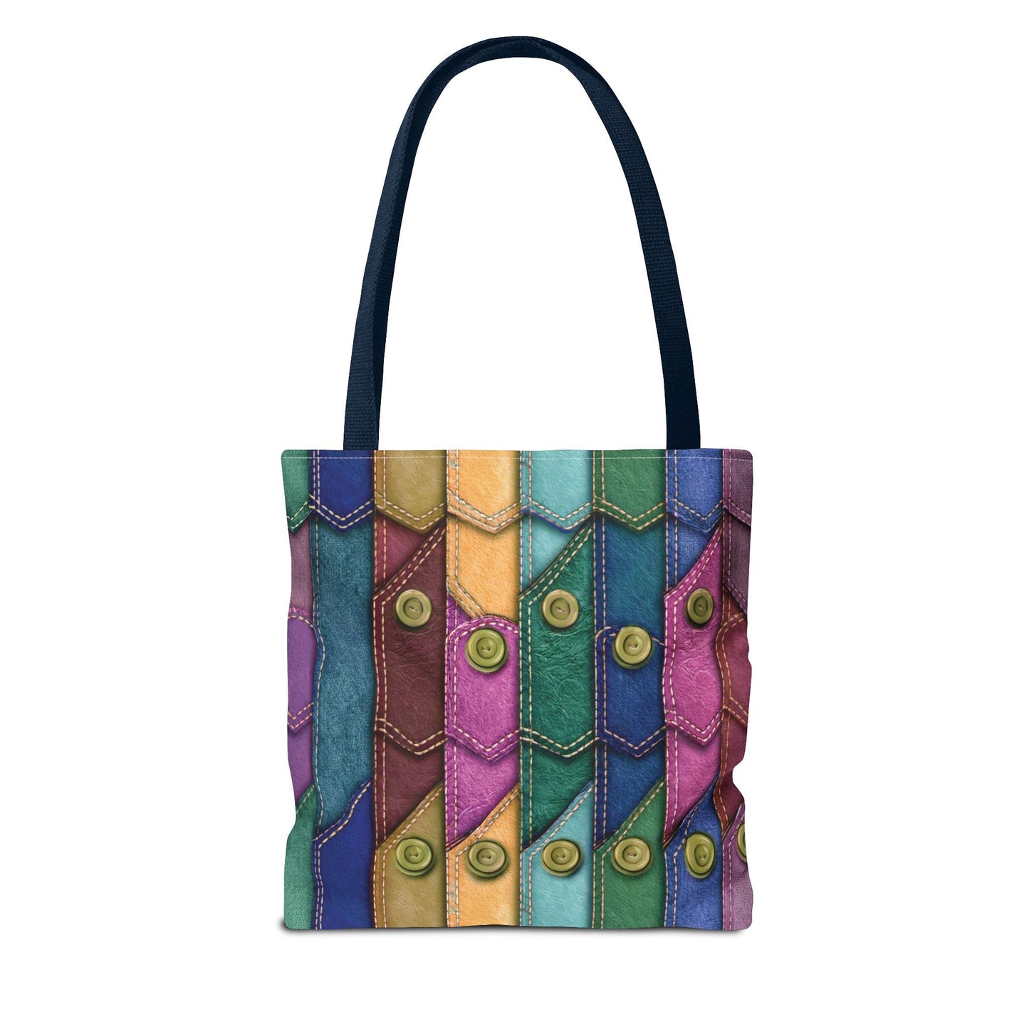 Denim Canvas Bag, Tote Bag Denim Printify