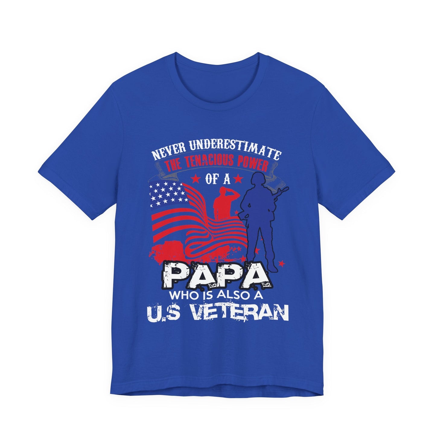 Army Veteran Patriotic Graphic Design Unisex Cotton T-Shirt v53