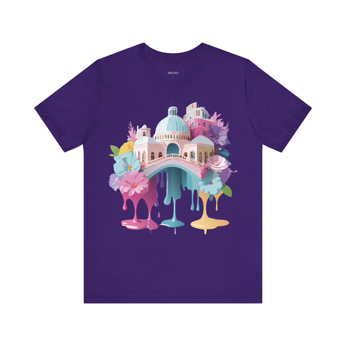 Graphic Unisex Cotton Bella+Canvas Tee Shirt with Venice