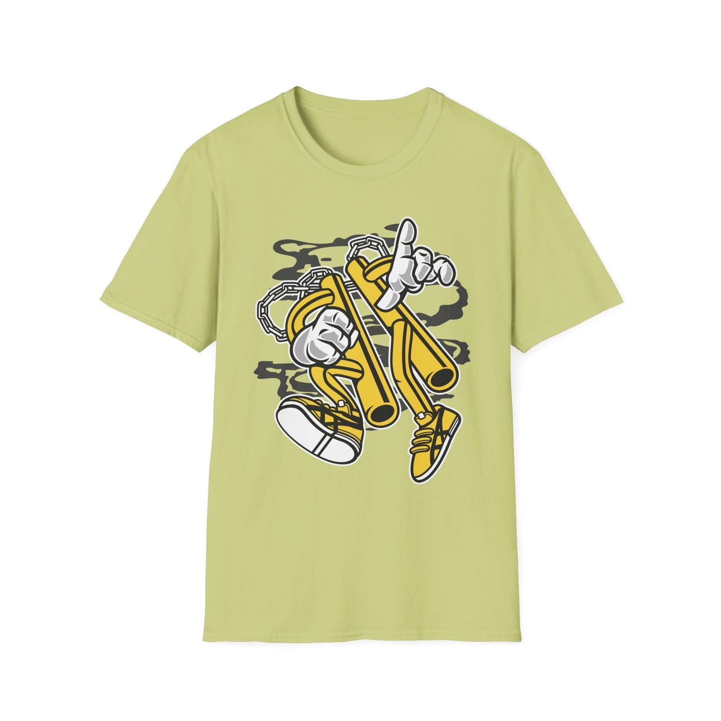 Cartoon T Shirt Animation T Shirt Funny Tee Unisex Softstyle 100 Percent Cotton 64000