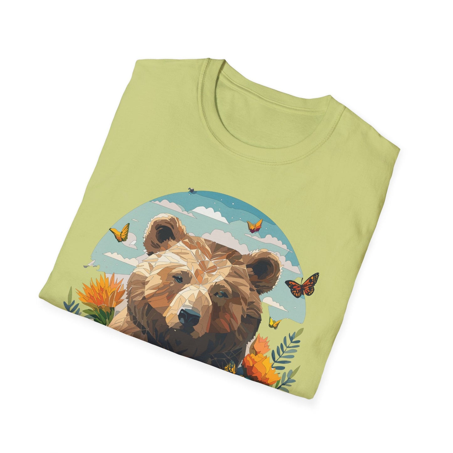 Bear T Shirt Unisex Teddy Bear Tee Softstyle 64000 One Hundred Percent Ring Spun Cotton Short Sleeve