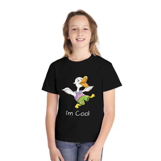 Youth Tee Shirt with Cool Duck