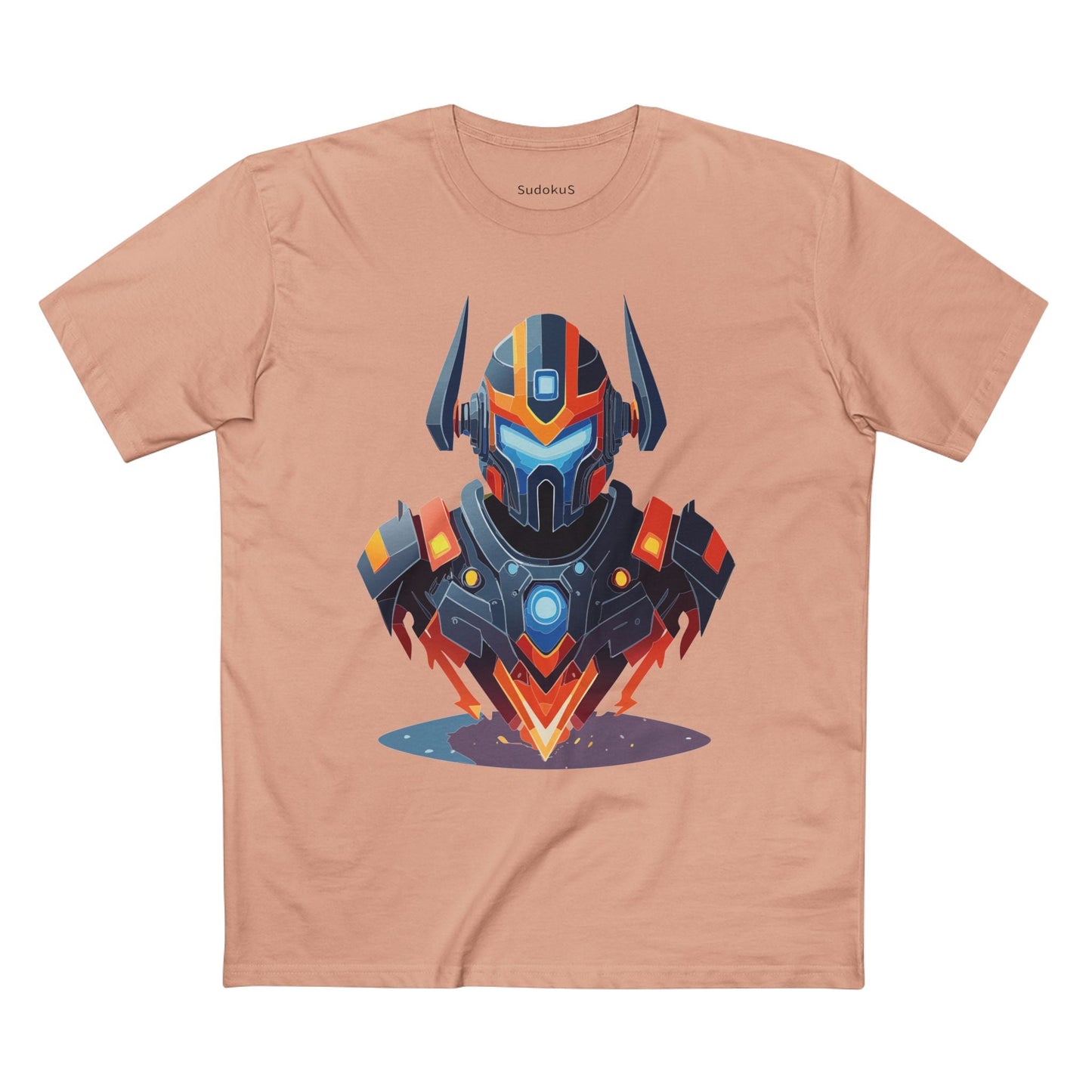 Cyborg Robot Graphic Unisex 100 Cotton Staple Tee 10
