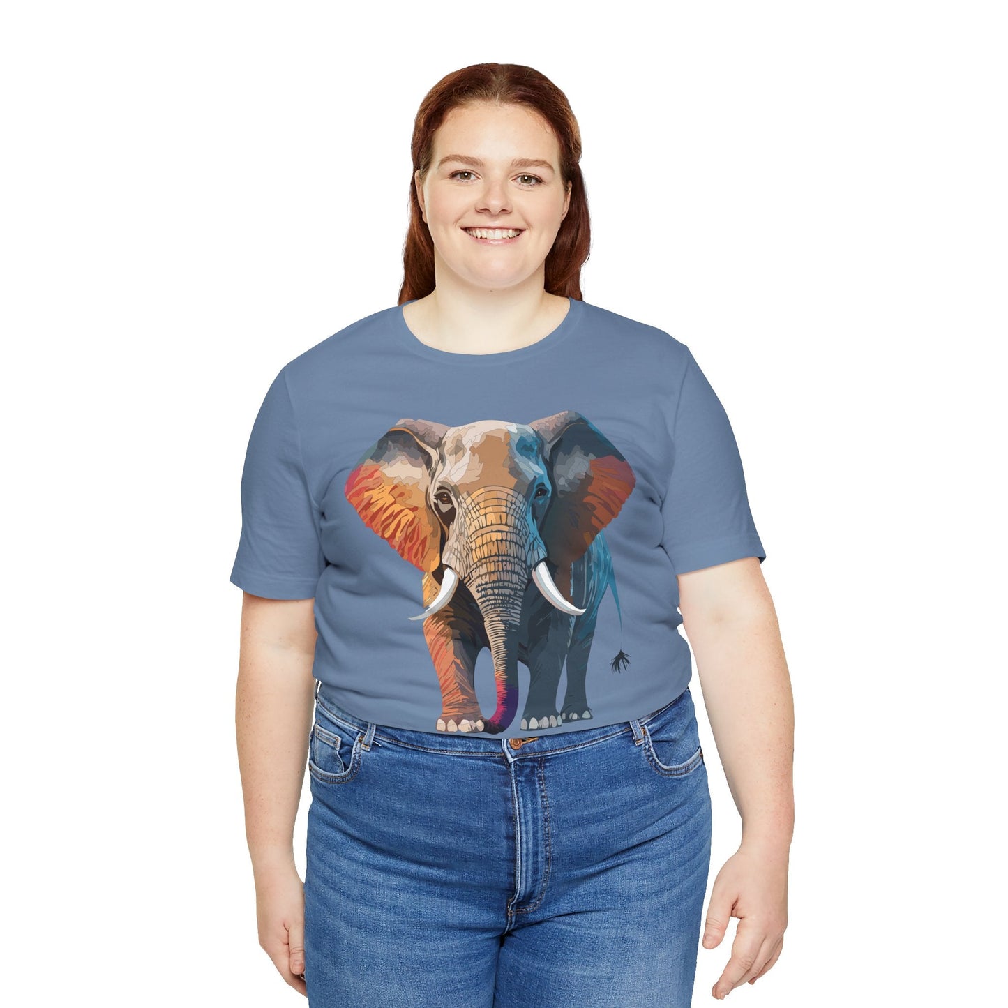 Unisex Animal Shirt With Animals Art Design Graphic Tee Short Sleeve Wild Animals