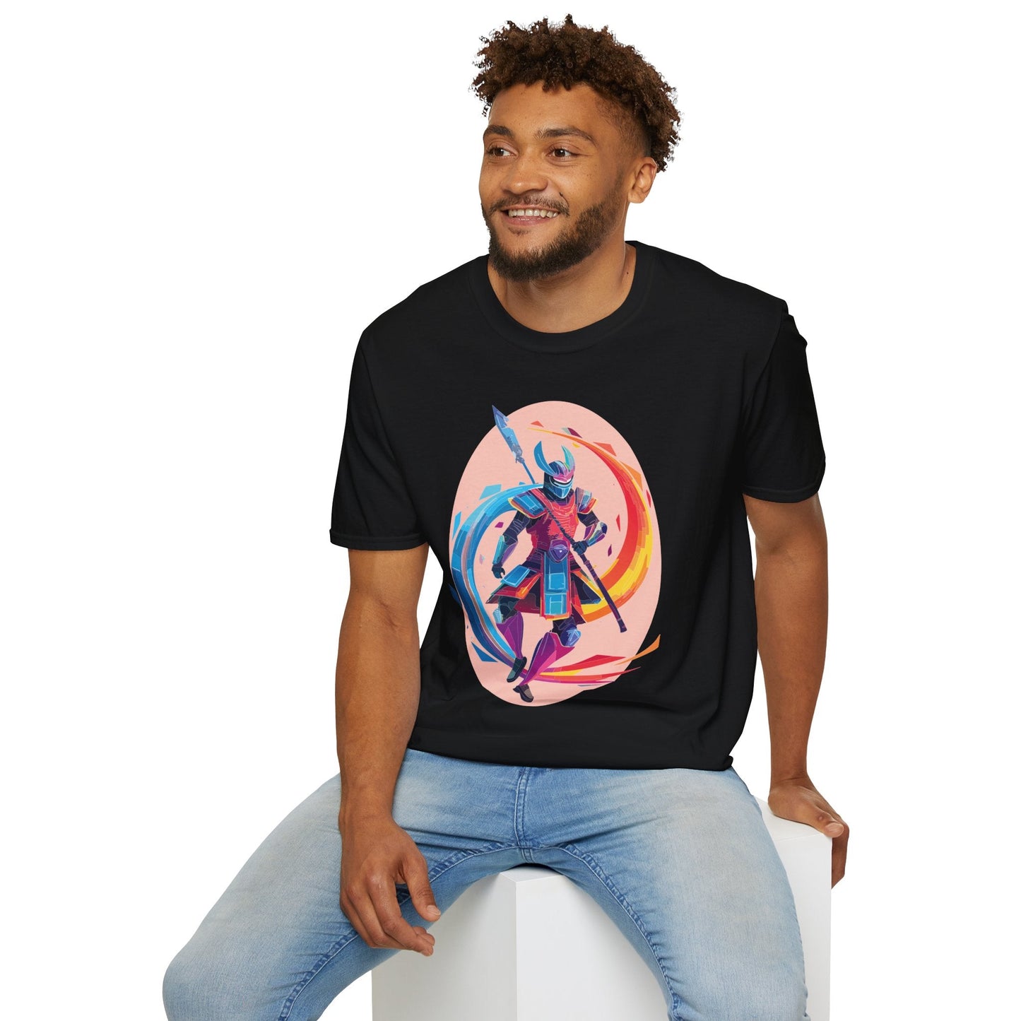 Samurai Shirt Unisex Softstyle T Shirt 64000 Cotton Breathable Everyday Comfort Fit