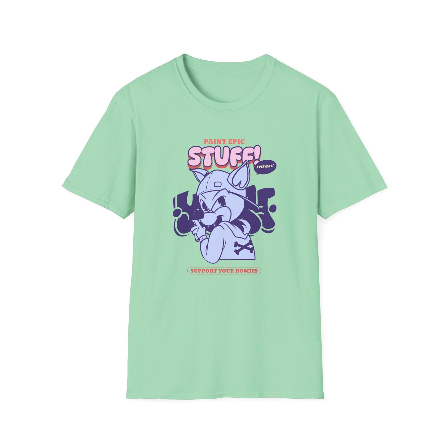 Funny Animals Shirts Unisex Graphic Tee Soft Cotton Gildan Softstyle 64000 Comfortable Everyday Wear