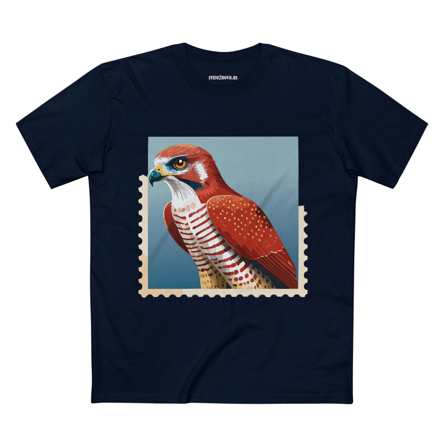 Postage Stamp Shirt Unisex Premium Cotton Tee With Original Art Design By Retro2Nova