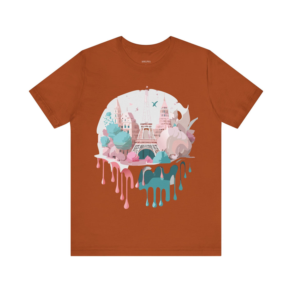 Unisex Cotton Bella+Canvas Tee with Paris