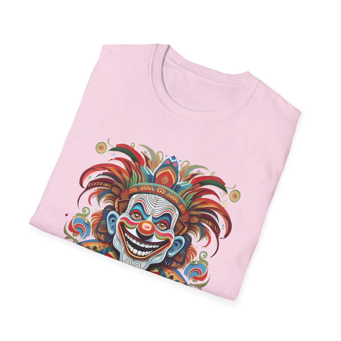 Clown Shirt Unisex Tee Funny Man Circus Shirt Scary Man Tee Gildan Softstyle 64000