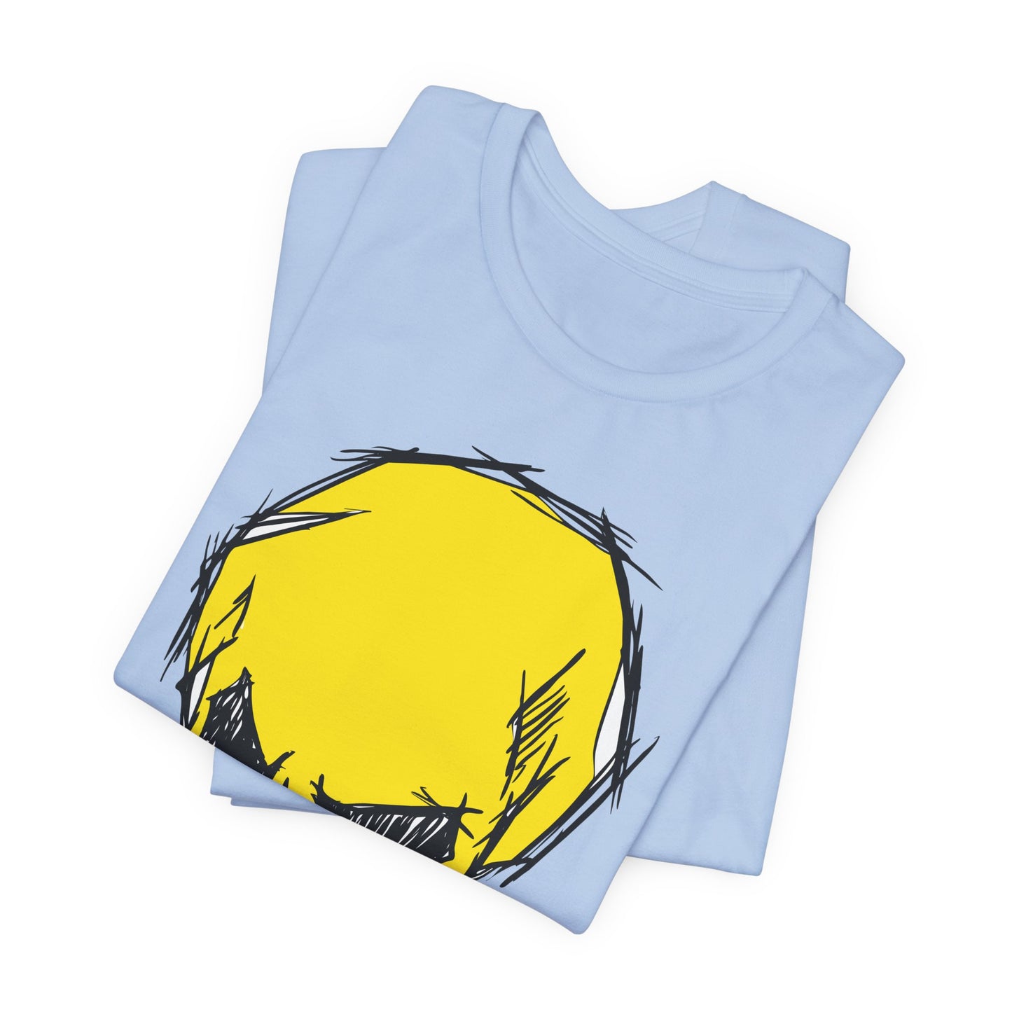 2-Yellow Skull Graphic Design Tee, Skull Shirt, Vintage Tees, Art Design T-Shirt, Vintage Graphic Tee, Art Shirts with Skulls