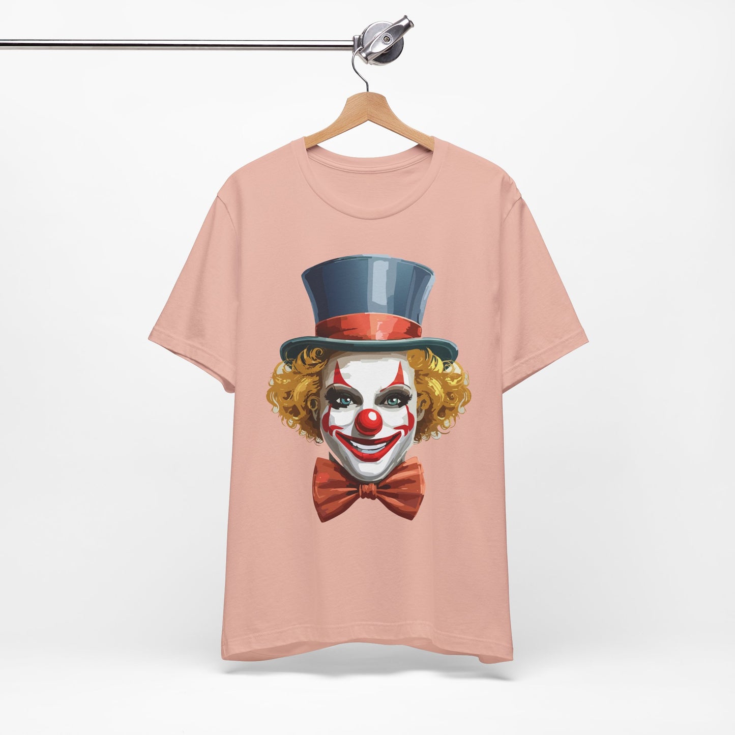 Clown Shirt, Funny Shirt, T-Shirt with Clown, Funny Art Design Tee, Circus Tees, Circus T-Shirt, Unisex Humor Wear 11