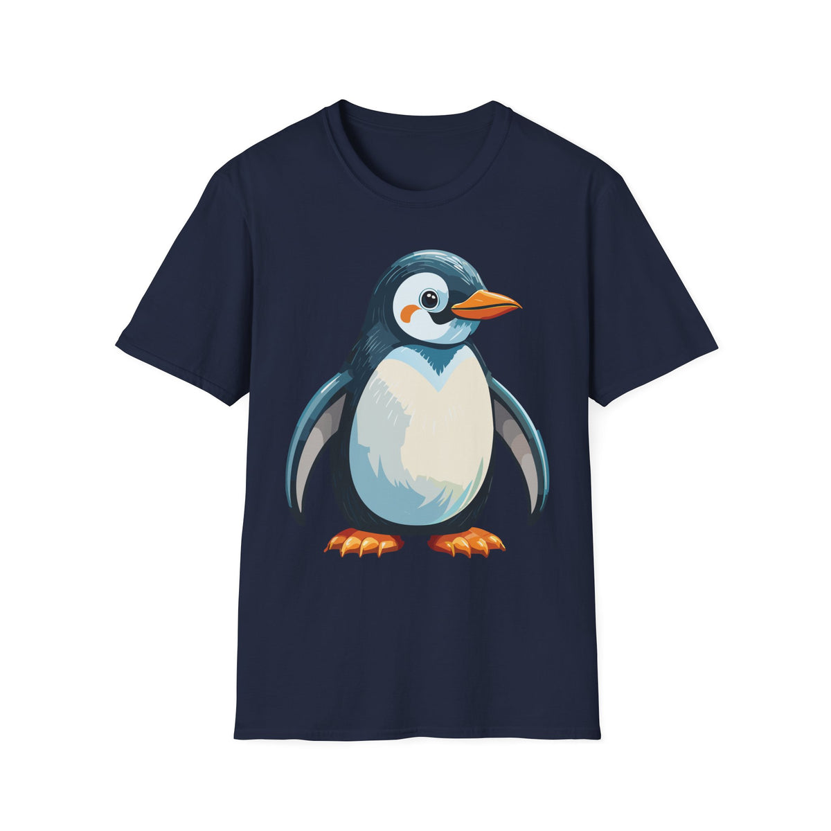 Cute Cartoon Penguin T-Shirt | Playful Penguin Illustration