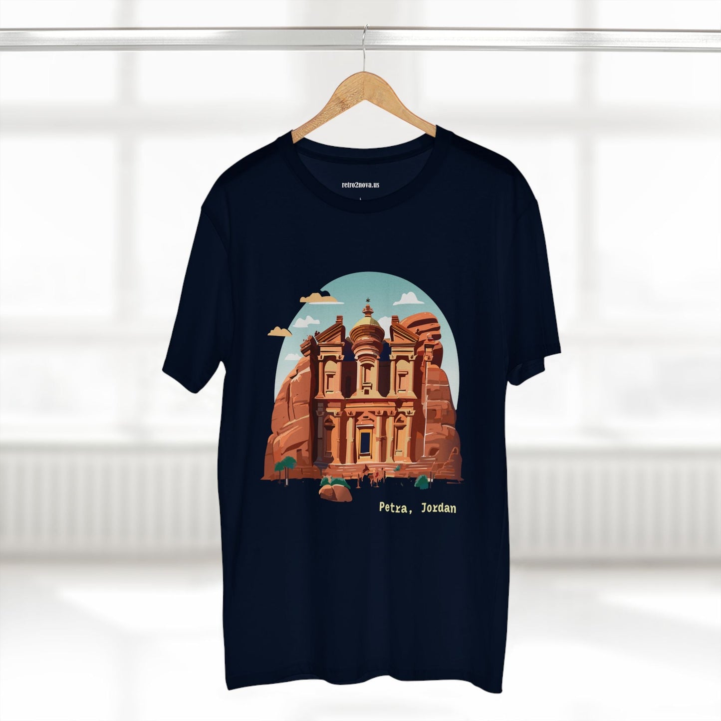Petra Travel Shirt Unisex Premium Cotton Tee With Original Art Design For Tourists TT22