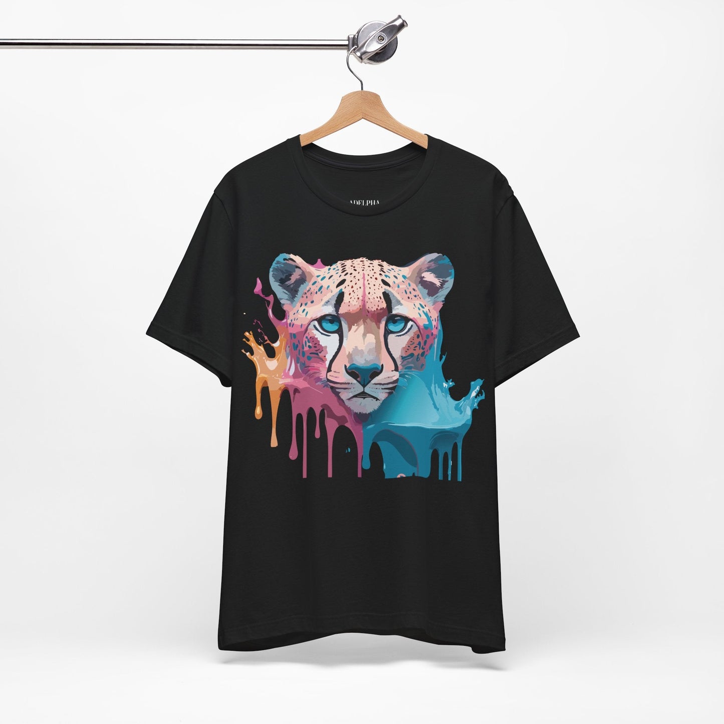 Adelpha Graphic Cheetah Shirt Unisex Vintage Inspired Graphic Tee Art Design
