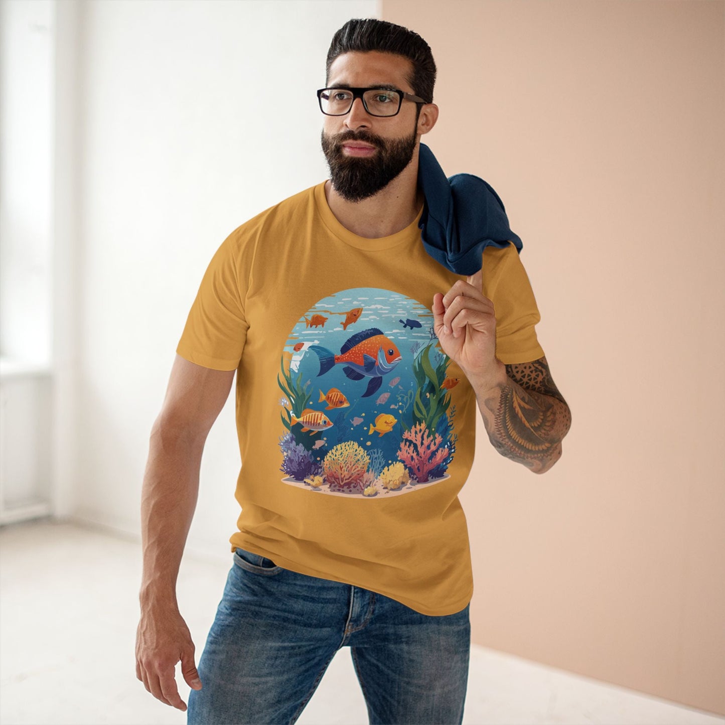 Ocean Shirt Ocean Pacific OP16 Unisex Premium Cotton Tee With Original Art Design