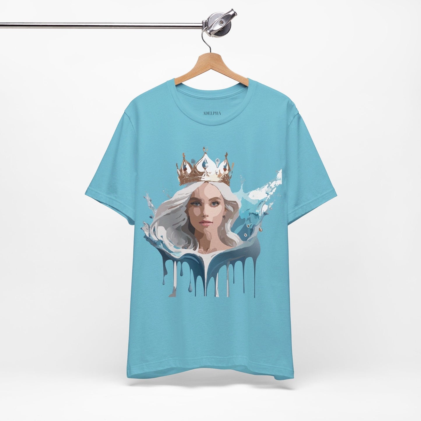 Queen Graphic T Shirt By Adelpha Unisex Jersey Short Sleeve Vintage Inspired Art Tee