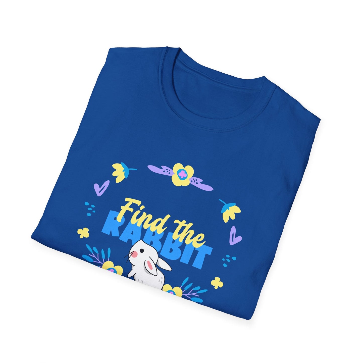 Easter Bunny T Shirt Unisex Gildan Softstyle 64000 Breathable Cotton Easter Design