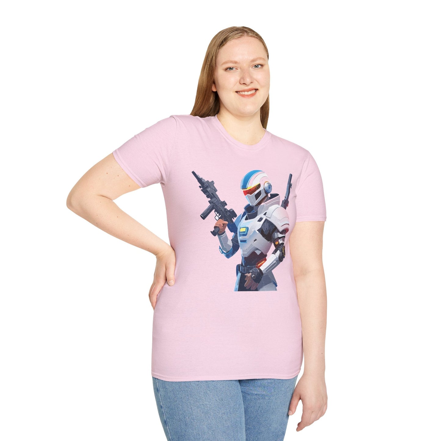 Robocop T Shirt Unisex Gildan Softstyle 64000 100 Percent Ring Spun Cotton Tee Premium