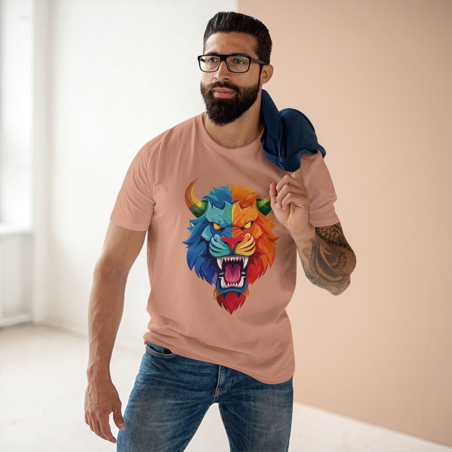 Cartoon Monsters Graphic Unisex 100 Cotton Staple Tee 17