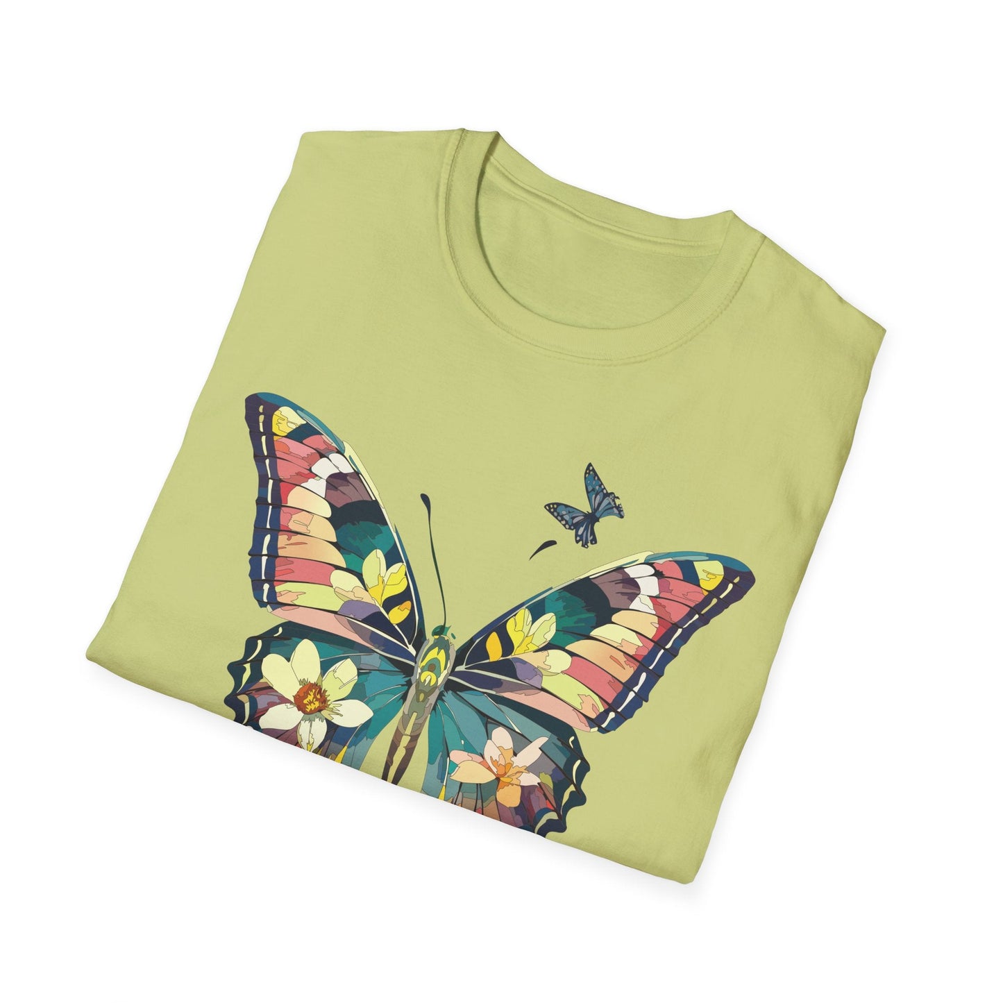 Butterfly T Shirt For Unisex Softstyle 64000 Short Sleeve Monarch Butterfly Tee Design
