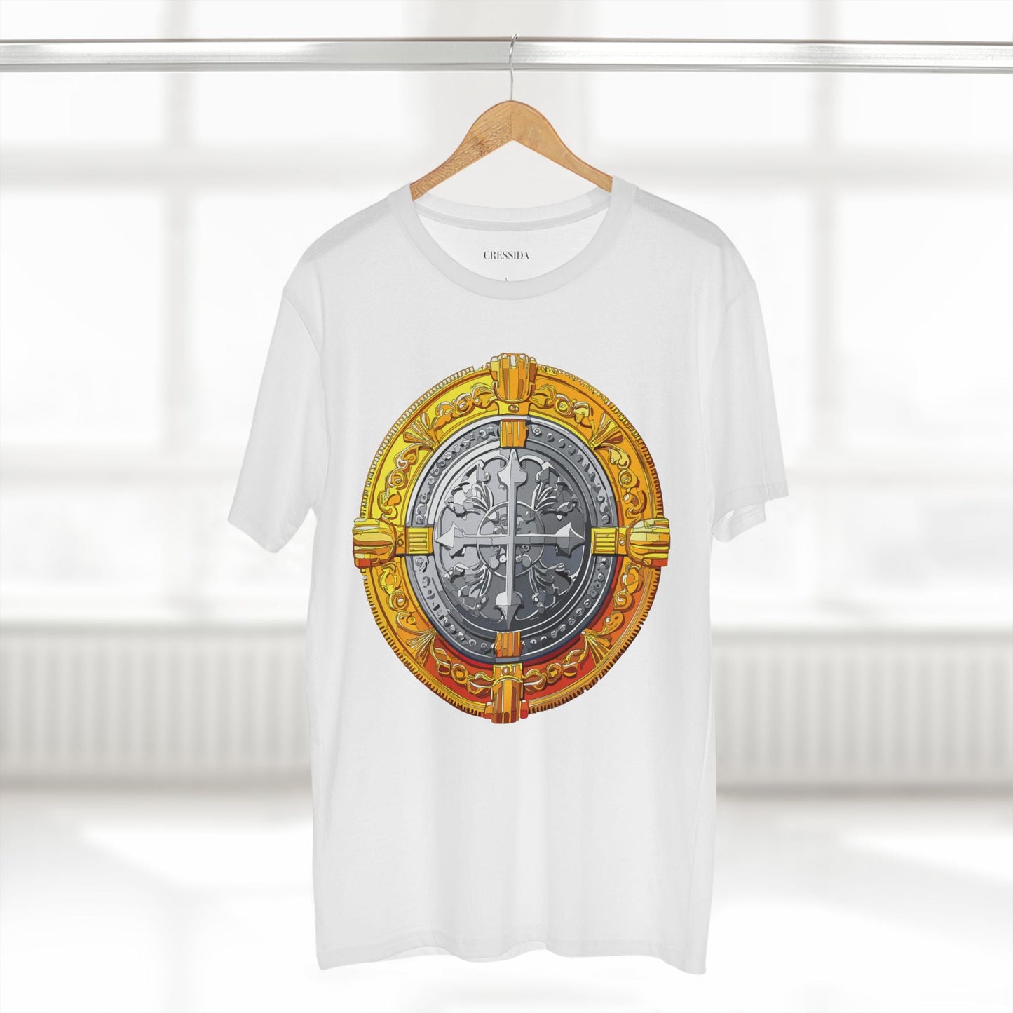 Antique Gold Coin Graphic Design T-Shirt Unisex 100 Cotton With Golden Print Artwork Tee 14