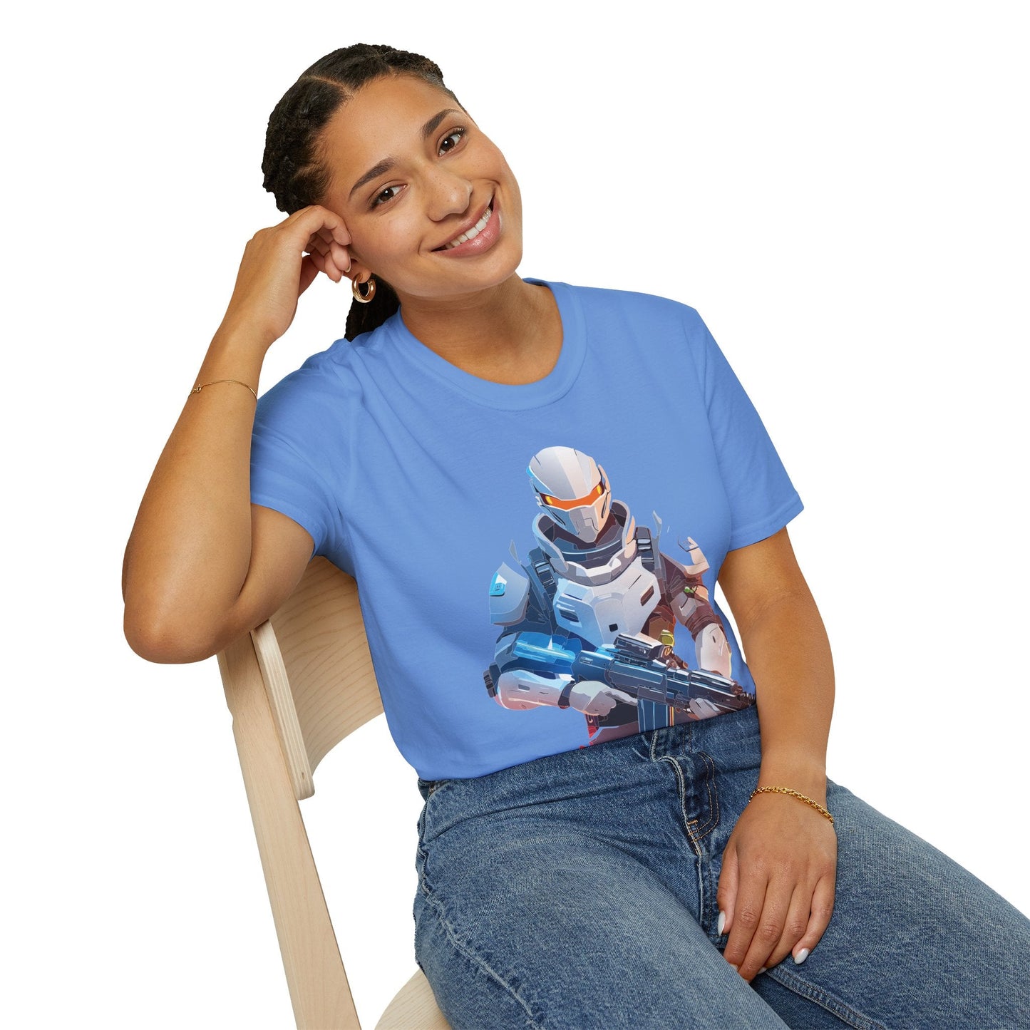 Robocop T Shirt Unisex Softstyle Ring Spun Cotton Tee With Robocop Art Design Premium Comfort