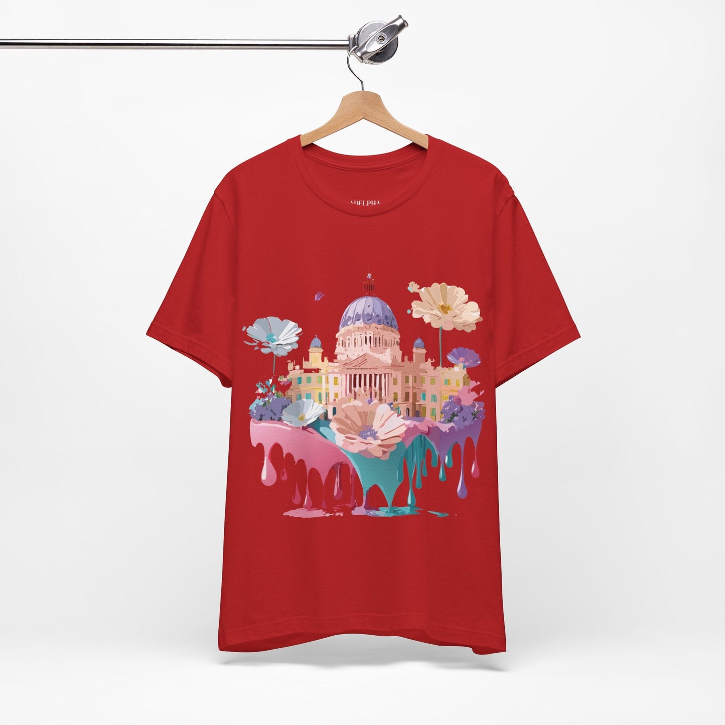 Madrid Tourist Shirt Graphic Tee Unisex Vintage Inspired Art Design Adelpha Brand