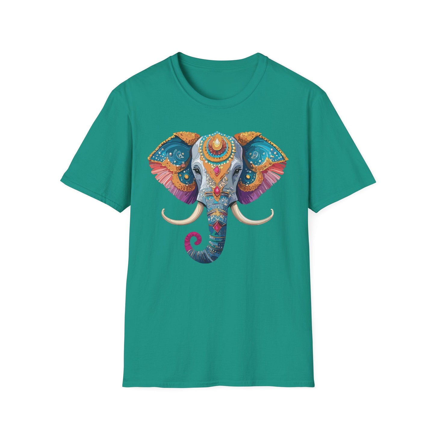 Elephant Shirt Unisex Elephant Tee Softstyle Cotton Gildan 64000 Animal Tee Graphic Elephant Tee
