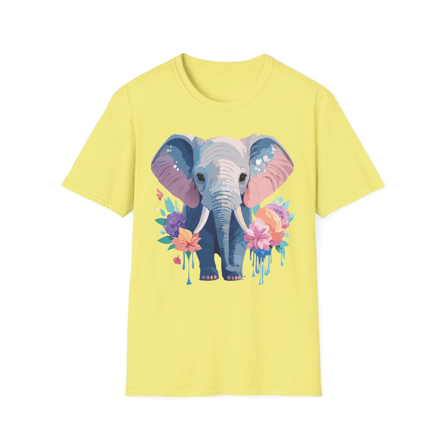 Elephant Graphic T Shirt Unisex Softstyle 64000 Cotton Animals T Shirt For Adults Premium