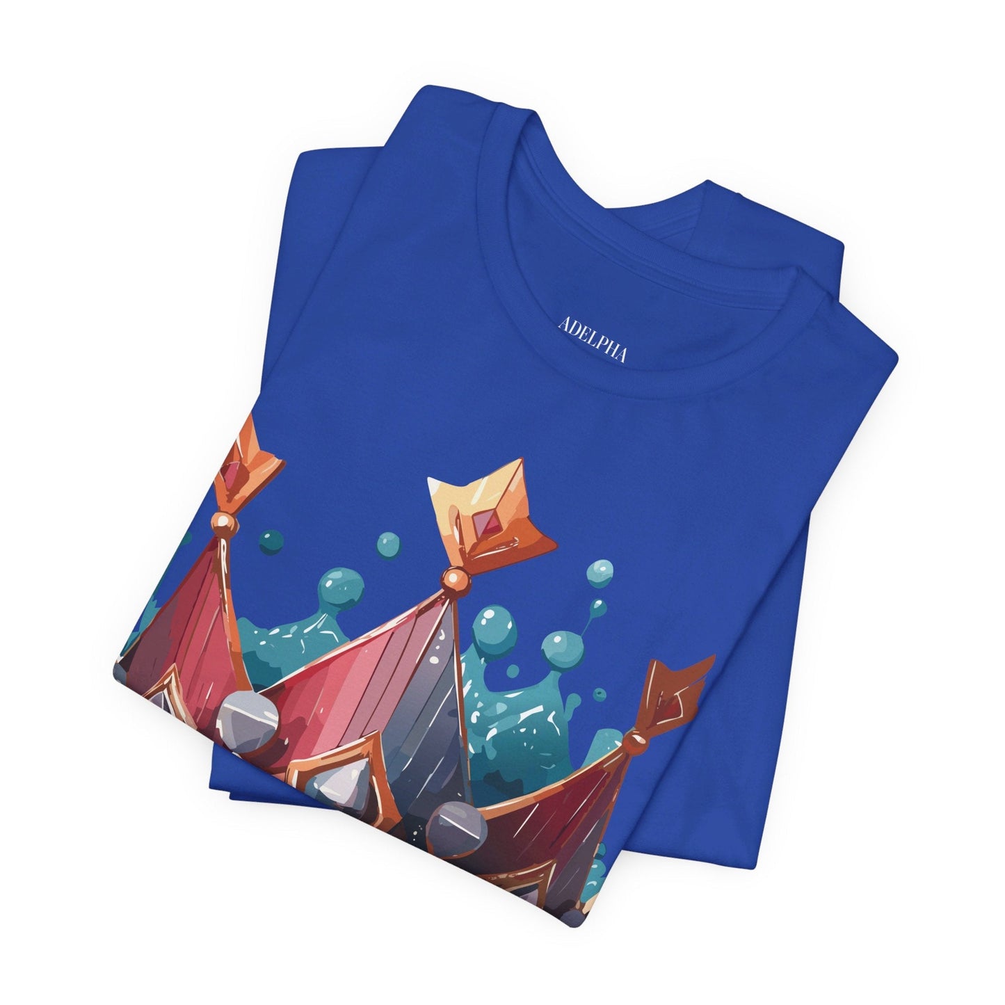 Crown Graphic Unisex 100 Cotton Vintage Artwork Tee 7