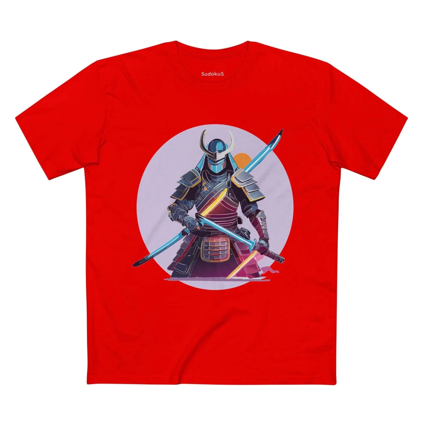 Samurai Graphic Unisex 100 Cotton Staple Tee 2