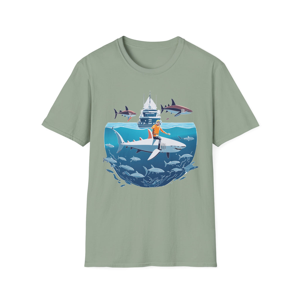 Ocean U boat Graphic Tee Gildan Unisex 100 Cotton Tee Shirt c33